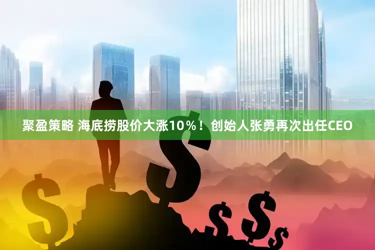 聚盈策略 海底捞股价大涨10％！创始人张勇再次出任CEO